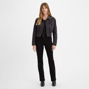 Levi’s 725 HIGH RISE BOOTCUT WOMEN'S JEANS in Soft Black